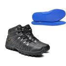 Kit Bota Coturno Adventure Masculino Cat skill + Palmilha de Gel