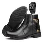 Kit Bota + Relogio Digital Feminino Bota Estilo Country