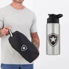 Kit Botafogo Porta Chuteira e Squeeze Alumínio
