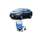 Kit botão da alavanca de cambio automatico (cinza e prata) prisma gm 52113277