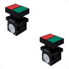 Kit Botão Duplo XB2-EL8325 Liga/Desliga Sem Iluminação 1NA+1NF Kit Botão Duplo XB2-EL8325 Liga/Desliga Sem Iluminação 1NA+1NF
