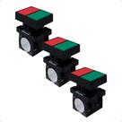 Kit Botão Duplo XB2-EL8325 Liga/Desliga Sem Iluminação 1NA+1NF Kit Botão Duplo XB2-EL8325 Liga/Desliga Sem Iluminação 1NA+1NF