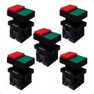 Kit Botão Duplo XB2-EL8425 Liga/Desliga Sem Iluminação com Ressalto 1NA+1NF Kit Botão Duplo XB2-EL8425 Liga/Desliga Sem Iluminação com Ressalto 1NA+1NF