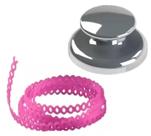 Kit Botão P/ Desencravar Unhas Pink Órtese Podologia