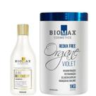 Kit Botox Biomax Matizador Alisamento Loiras Violeta