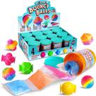 Kit Bouncy Ball, lembrancinhas criativas para crianças, FunKidz Make Your Own Magic Balls, pacote individual de 12 garrafas Making Bouncy Balls, kit de artesanato DIY para meninos e meninas