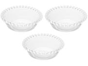 Kit Bowls Redondo Pearl (3 Peças - 14 cm) G Cristal Kit Bowls Redondo Pearl (3 Peças - 14 cm) G Cristal