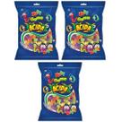 Kit Box 3 Unidades de 140g Bala Jujubas Azedinhas Sour Candy