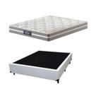 Kit Box Viúva e Colchão Vegas Molas Ensacadas Probel Branco