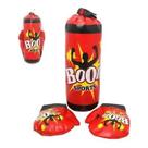 Kit Boxe Boom Sports Saco de Pancada + Par De Luva- Wellkids