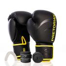 Kit Boxe Pretorian First FX2: Luva + Bandagem + Bucal - Amarelo