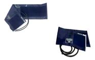 Kit Braçadeiras Grande + Extra Grande Profissional Premium Azul-marinho Liso