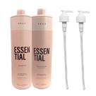 Kit Braé Essential Shampoo 1000ml + Condicionador 1000ml + Válvulas Pump Kit Braé Essential Shampoo 1000ml + Condicionador 1000ml + Válvulas Pump