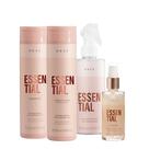 Kit Braé Essential Shampoo Condicionador Oil Blend e Hair Repair Spray (4 produtos)