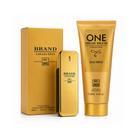 Kit Brand No.005 Perfume 25ml + Body Lotion Gold 005 200ml Fragrância Masculina Duradoura Kit Brand No.005 Perfume 25ml + Body Lotion Gold 005 200ml Fragrância Masculina Duradoura