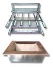 Kit Braseiro De Bancada Duplo 50x40 Com Grill Flutuante Inox