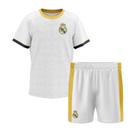 Kit Braziline Mini Craque Real Madrid - Infantil - Branco -