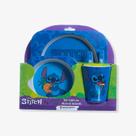 Kit Breakfast Infantil Prato Bowl e Copo Stitch Disney 10025740 - ZonaCriativa