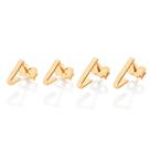 Kit Brinco Rommanel Banhado Ouro 18K Triangular 527649