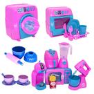 Kit Brinquedo Cozinha Forma Air Fryer Batedeira Xícara 23pç