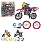 Kit brinquedo de dedo - bike - moto - skate + peças de troca