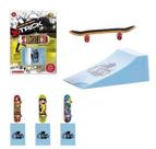 Kit Brinquedo de Dedo Skate Com Rampa Super Radical