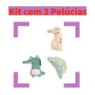 Kit Brinquedo de Pelúcias Para Pets com 3 unidades