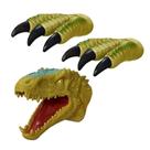 Kit Brinquedo Dinossauro Amigo Dino e Fantoches 2 Garras 1 Cabeça - Adijomar Brinquedo