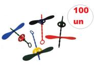 Kit Brinquedo Giro Helice Festa Cosme e Damião 100 unidades