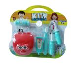 Kit Brinquedo Infantil Dentista Verde 6 Peças Menino