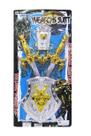 Kit Brinquedo Medieval com 2 Espadas + Bracelete e Escudo Weapons Suitt Kit Brinquedo Medieval com 2 Espadas + Bracelete e Escudo Weapons Suitt