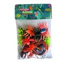 Kit Brinquedos Animais Insetos Realistas Coloridos16 Peças