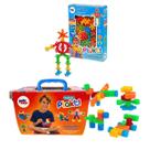Kit Brinquedos de Montar Interativo Educacional 200 Peças Kit Brinquedos de Montar Interativo Educacional 200 Peças