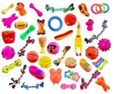 Kit Brinquedos para cachorros 12 Mordedores variados Pet Shop Cães Cachorro Filhotes