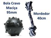 Kit Brinquedos Pet Bola e Mordedor para Cães de Grande Porte Kit Brinquedos Pet Bola e Mordedor para Cães de Grande Porte