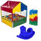Kit Brinquedos Piscina de Bolinhas 1,00m Com 500 Bolinhas Coloridas Gangorra 1 Lugar Kit Brinquedos Piscina de Bolinhas 1,00m Com 500 Bolinhas Coloridas Gangorra 1 Lugar