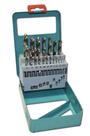 Kit Broca BR Tools Aço Rápido H2502-4 com 25 peças Kit Broca BR Tools Aço Rápido H2502-4 com 25 peças