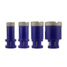 Kit Broca Diamantada Para Cerâmica E Porcelanato 20mm 25mm 30mm 40mm