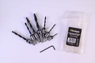 Kit Broca Madeira 7 Peças 3 A 10mm Titanium