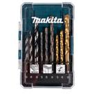 kit Brocas para Madeira, Concreto e Metais 9Peças Makita D-71962