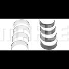 Kit bronzinas biela Nissan Versa 2011 a 2020 Metal Leve