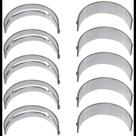 Kit bronzinas centrais Ford Escort 2000 a 2003 Metal Leve