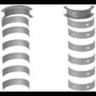 Kit bronzinas centrais Mb 2418 1991 a 2001 Mahle