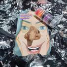 Kit Bruxa Fantasia Halloween Adulto: Capa + Chapéu + Nariz com Opção Brilha no Escuro + 6 Potinhos Glitter Sortidos