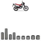 Kit Bucha Garfo Pro Link XRL 125 1996 1997 1998 1999 2000 2001 2002 A 2003 9 Peças