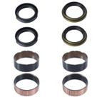 Kit bucha interna externa atrito deslizante do garfo bengala XR250 Tornado bronzina com retentor e guarda pó