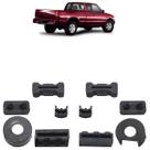 Kit Bucha Reparo Tampa Traseira Dobradiça S10 1995 1996 1997 1998 1999 2000 2001 2002 2003 2004 2005 2006 2007 2008 2009 2010 2011 10 Peças