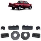 Kit Bucha Reparo Tampa Traseira Dobradiça S10 1995 1996 1997 1998 1999 2000 2001 2002 2003 2004 2005 2006 2007 2008 2009 2010 2011 8 Peças