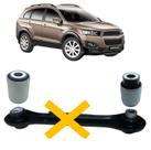 Kit Bucha Tirante Braço Reto Traseiro Captiva 2008 2009 2015
