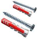 Kit Buchas 8 E 10 Duopower+ Parafusos (25 Pçs Cada)